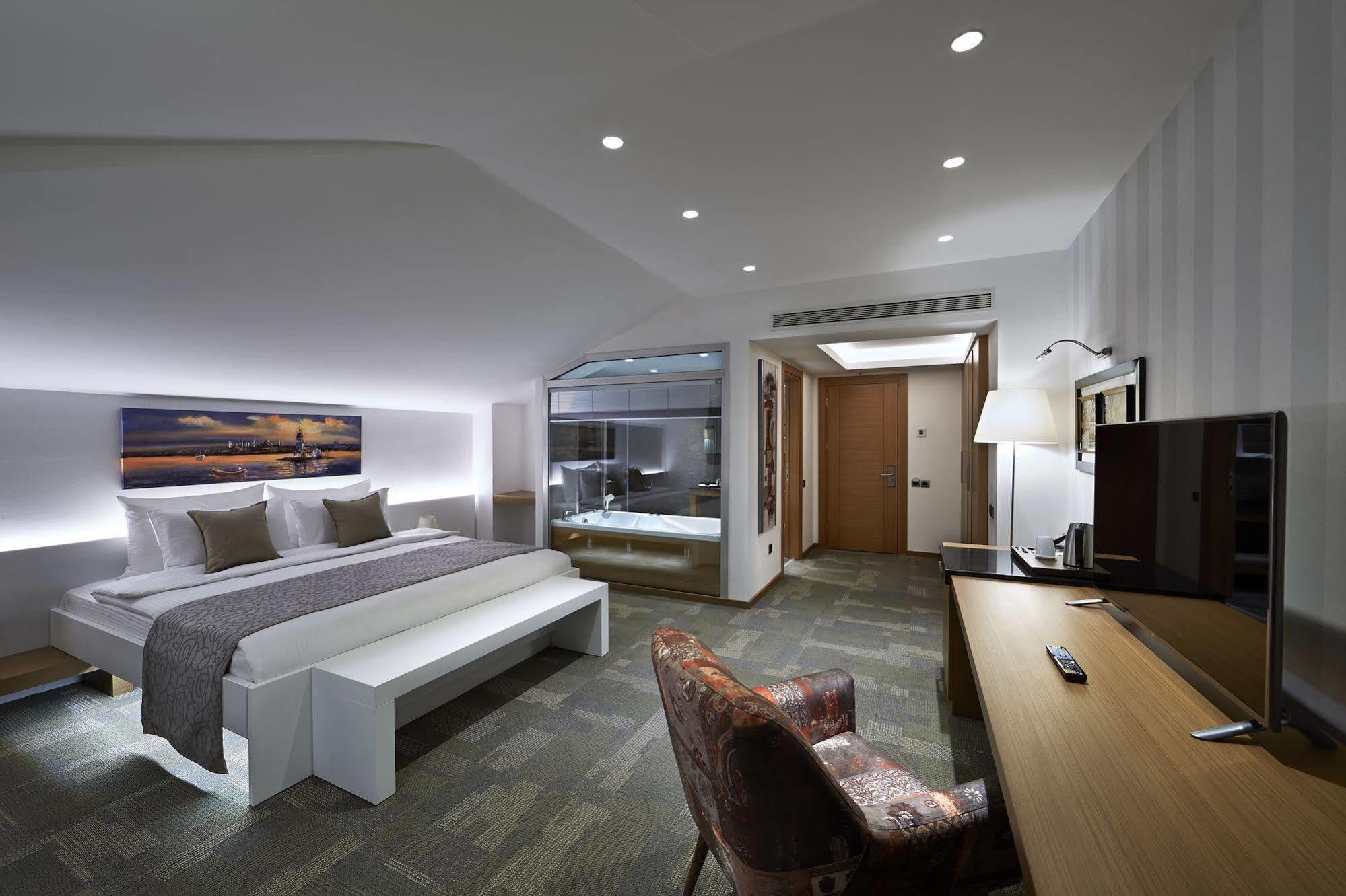 Milport Hotel Levent Istanbul Exterior foto